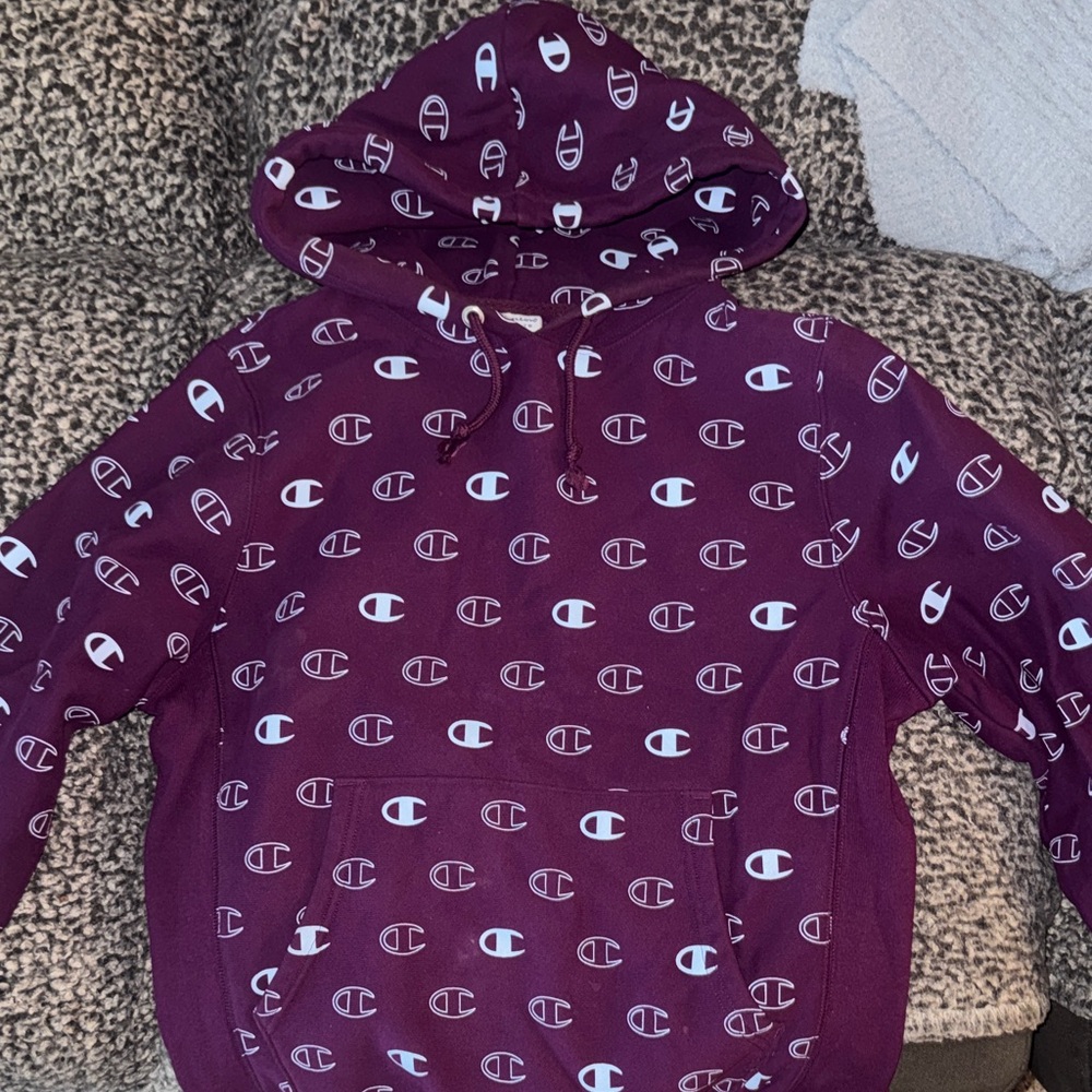 Champion Hoodie with Logo Design